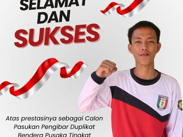 Selamat kepada Rafi Maulana, Calon Pengibar Duplikat Bendera Pusaka Tingkat Kabupaten Pringsewu GBH 2025